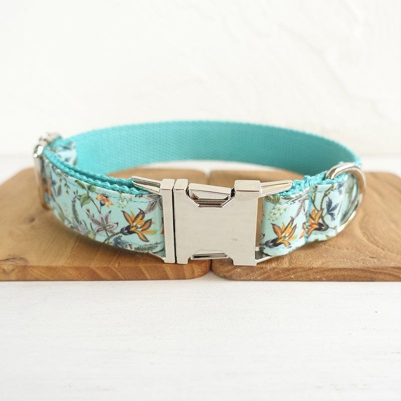 Flower Dog Collar, Lead and Bow