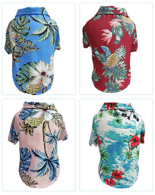 Hawaiian Dog Summer Clothes