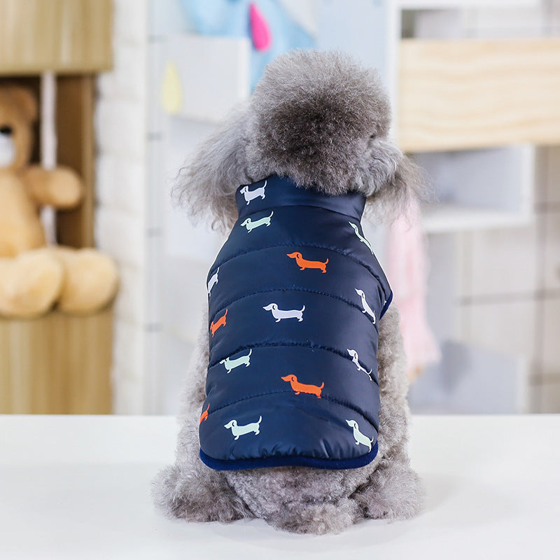 Padded Puffer Dog Vest