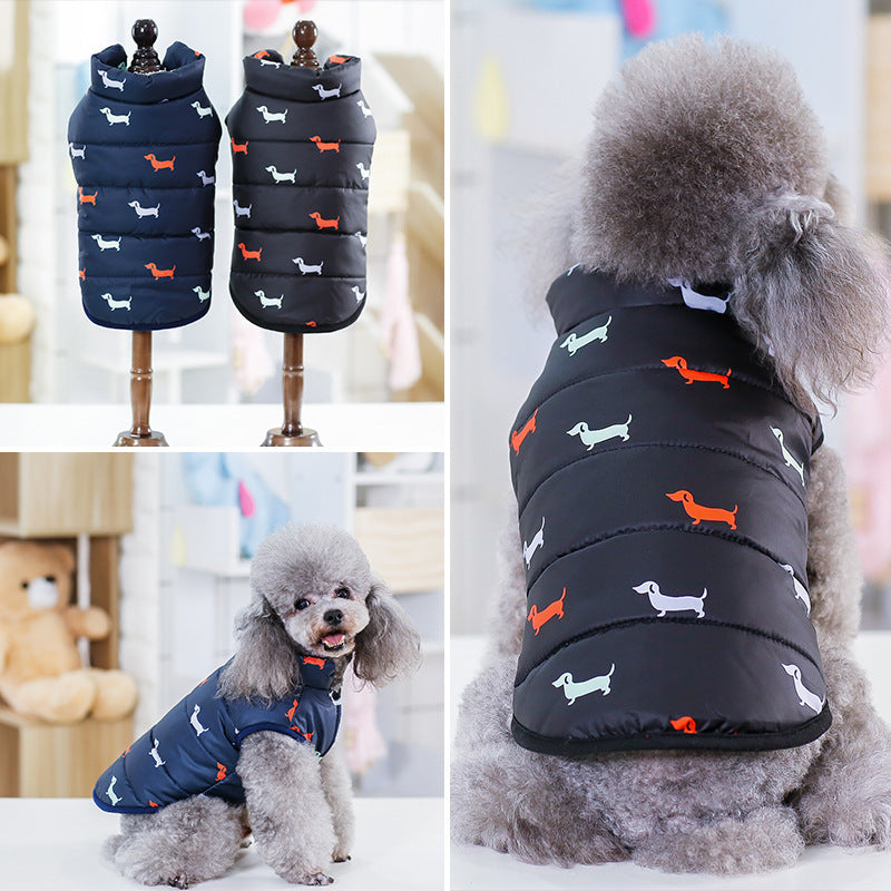 Padded Puffer Dog Vest