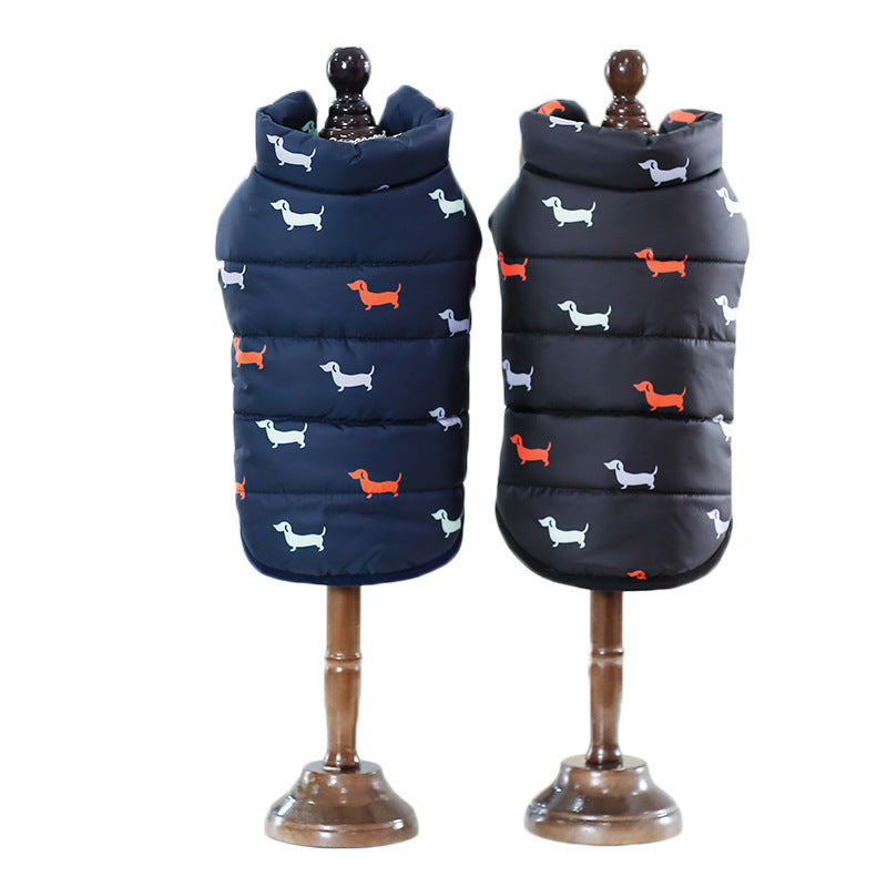 Padded Puffer Dog Vest