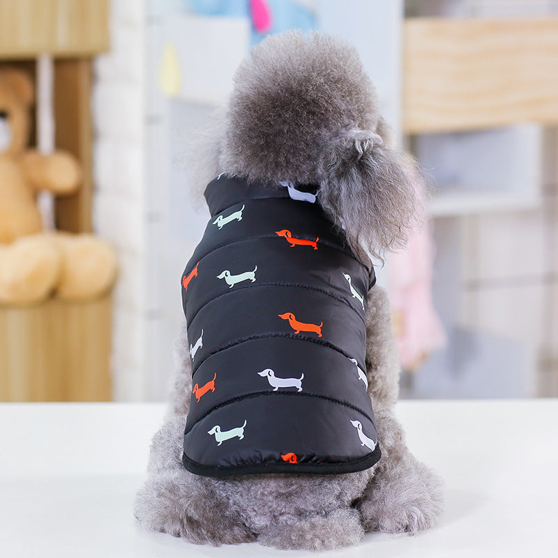 Padded Puffer Dog Vest