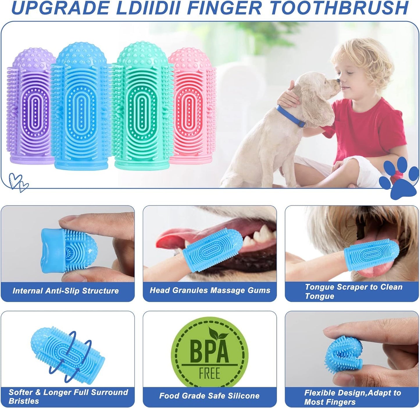 Dog Finger Toothbrush