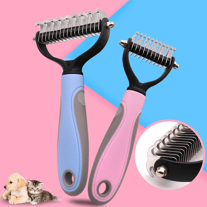 Stainless Double-sided Dog Brush