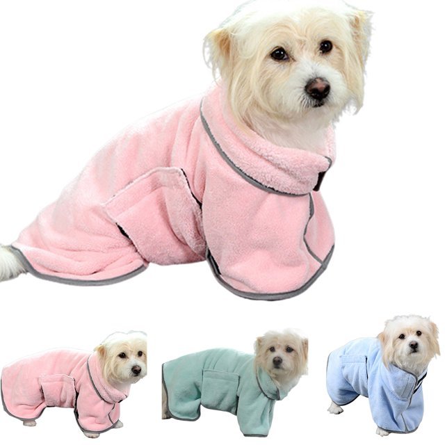 Quick-drying Absorbent Towel Dog Bathrobe