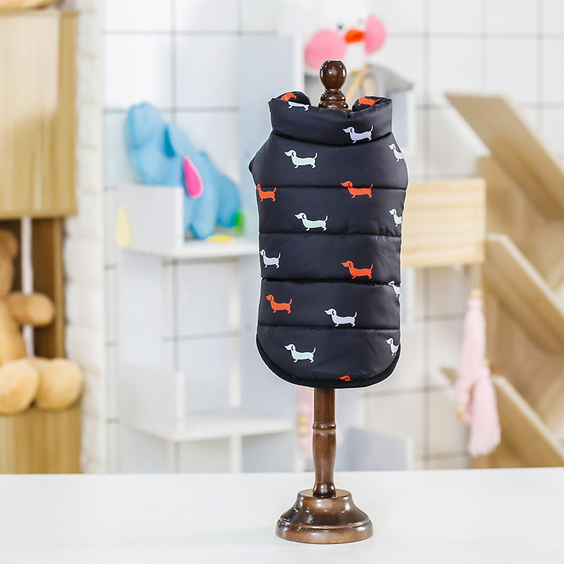 Padded Puffer Dog Vest