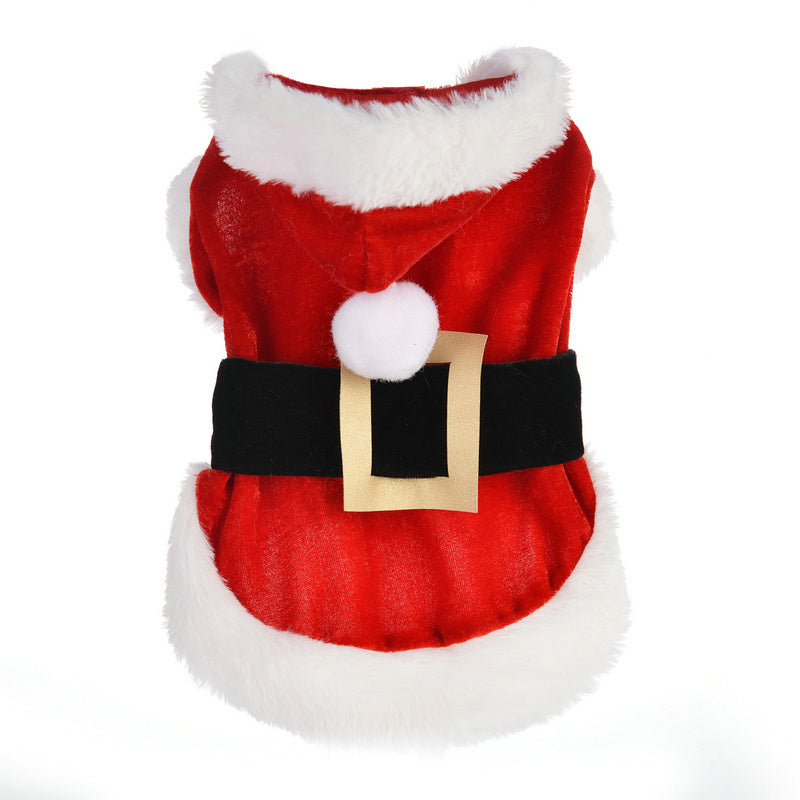 Dog Christmas Santa costume