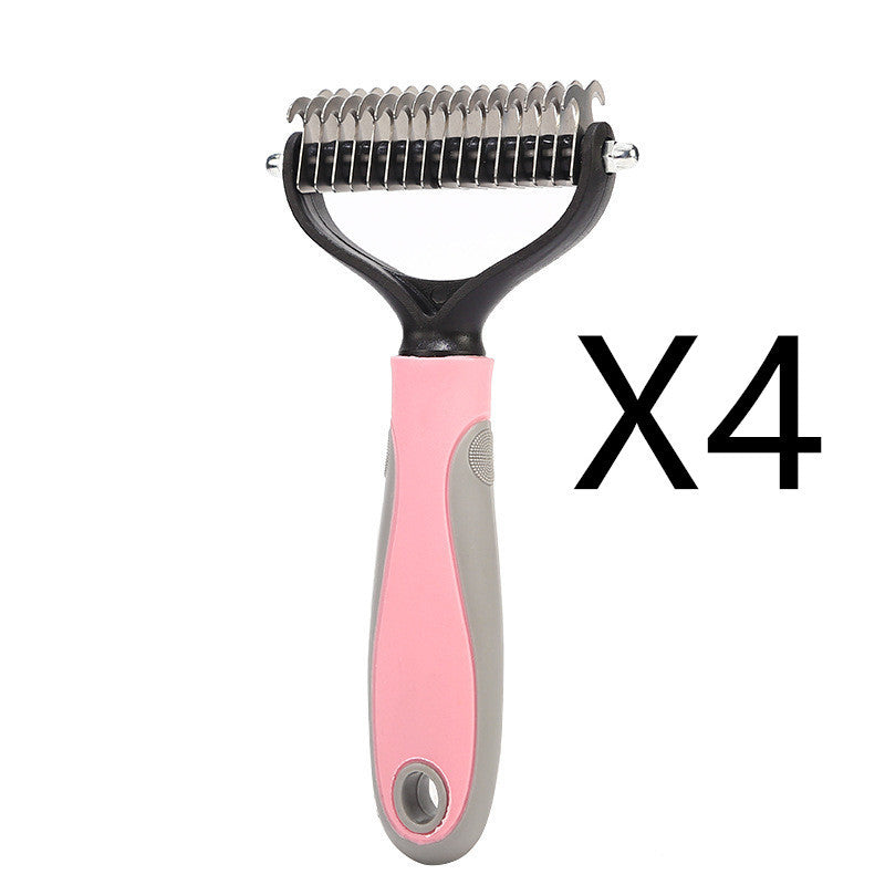 Stainless Double-sided Dog Brush