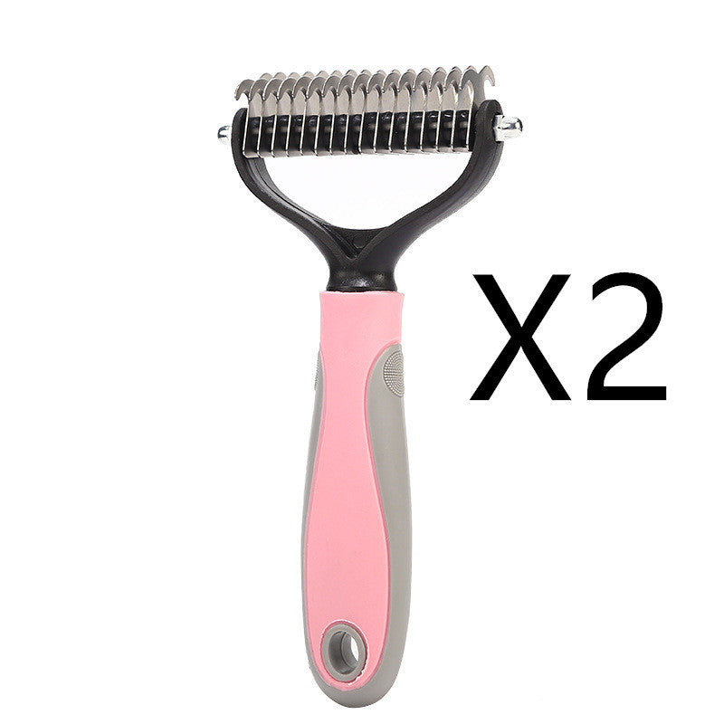 Stainless Double-sided Dog Brush