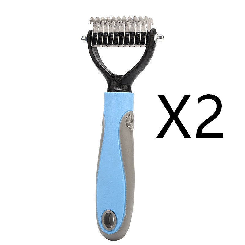 Stainless Double-sided Dog Brush