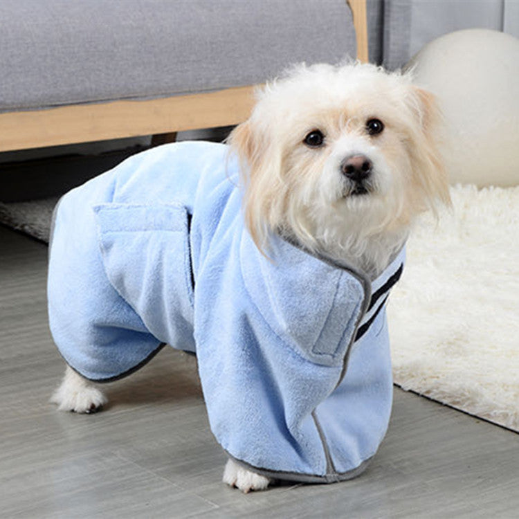 Quick-drying Absorbent Towel Dog Bathrobe