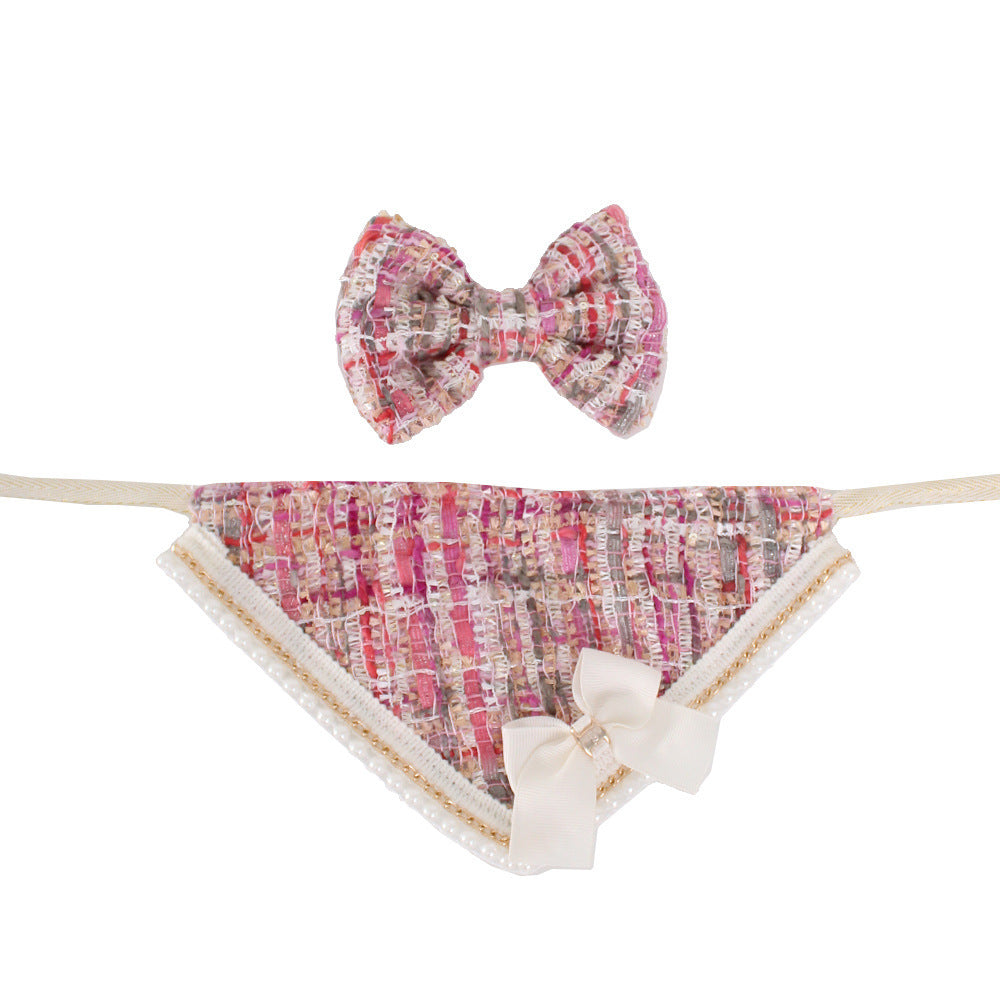 Dog Triangular Binder Bow