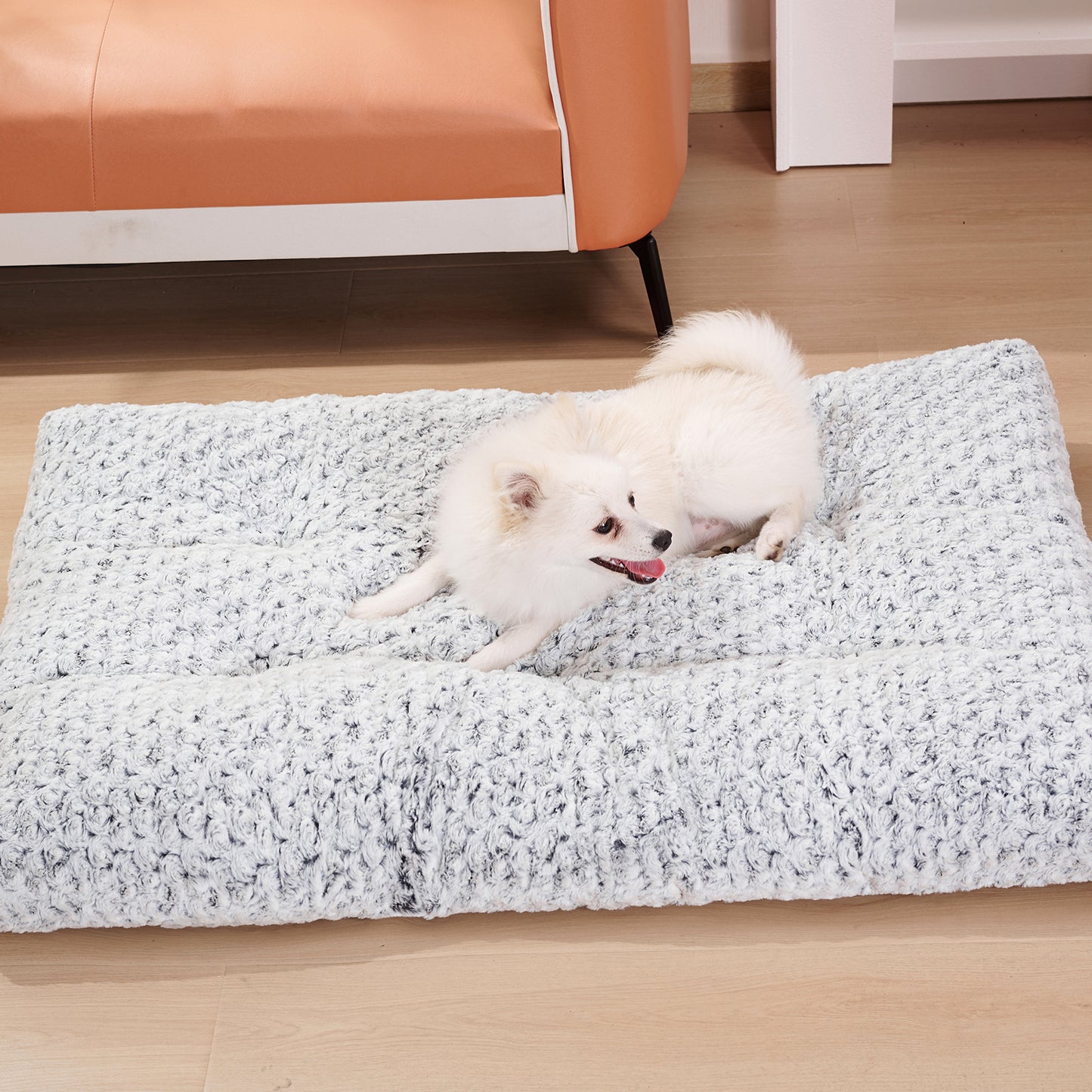 Dog Beds Thickened Rose Velvet Cotton Soft Fluffy Washable Dog Bed